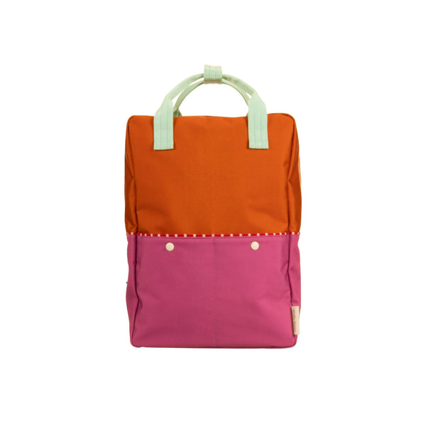 sticky lemon b/pack colourblocking - gravel orange/rosette pink