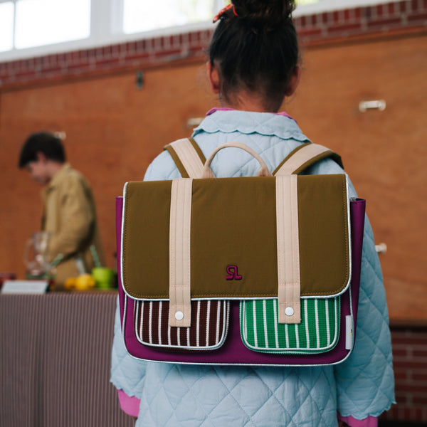 sticky lemon school bag - gymnastic pink