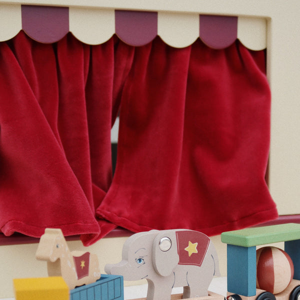 konges wooden puppet theater